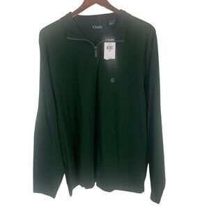 Chaps Men's Dark Green Sweater XXL Brand New With Tags. NWT